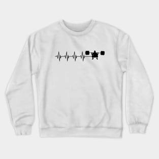 Weightlifting Heartbeat Crewneck Sweatshirt